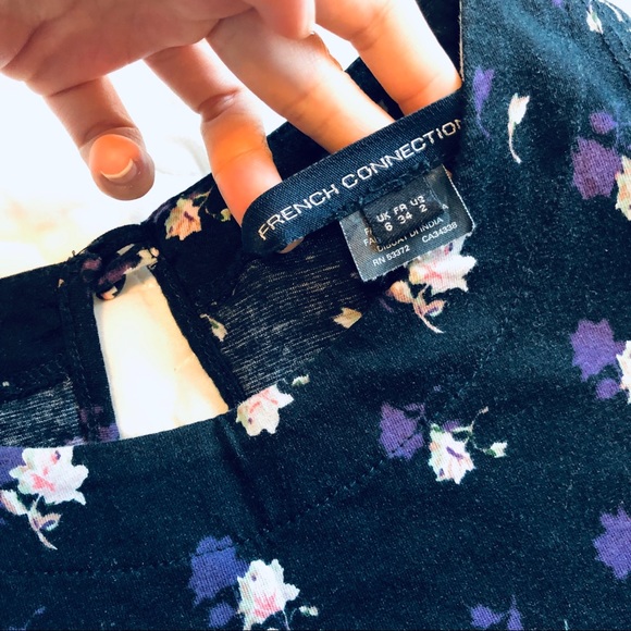 SOLD French Connection floral cotton dress - Picture 2 of 5